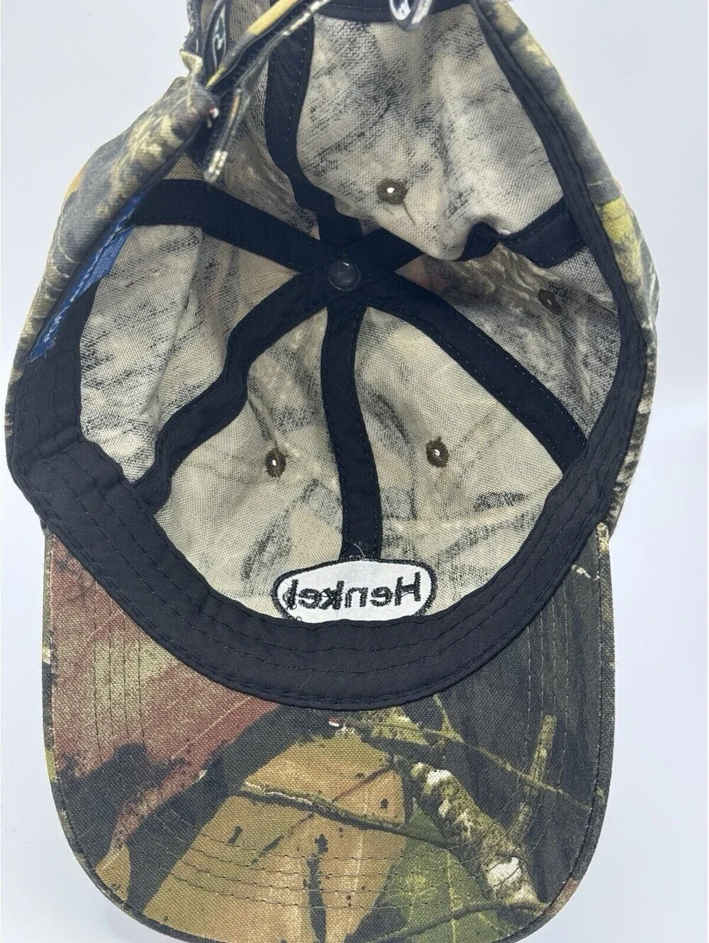 Henkel Mossy Oak Camo Hat Cap New With Tags Strapback